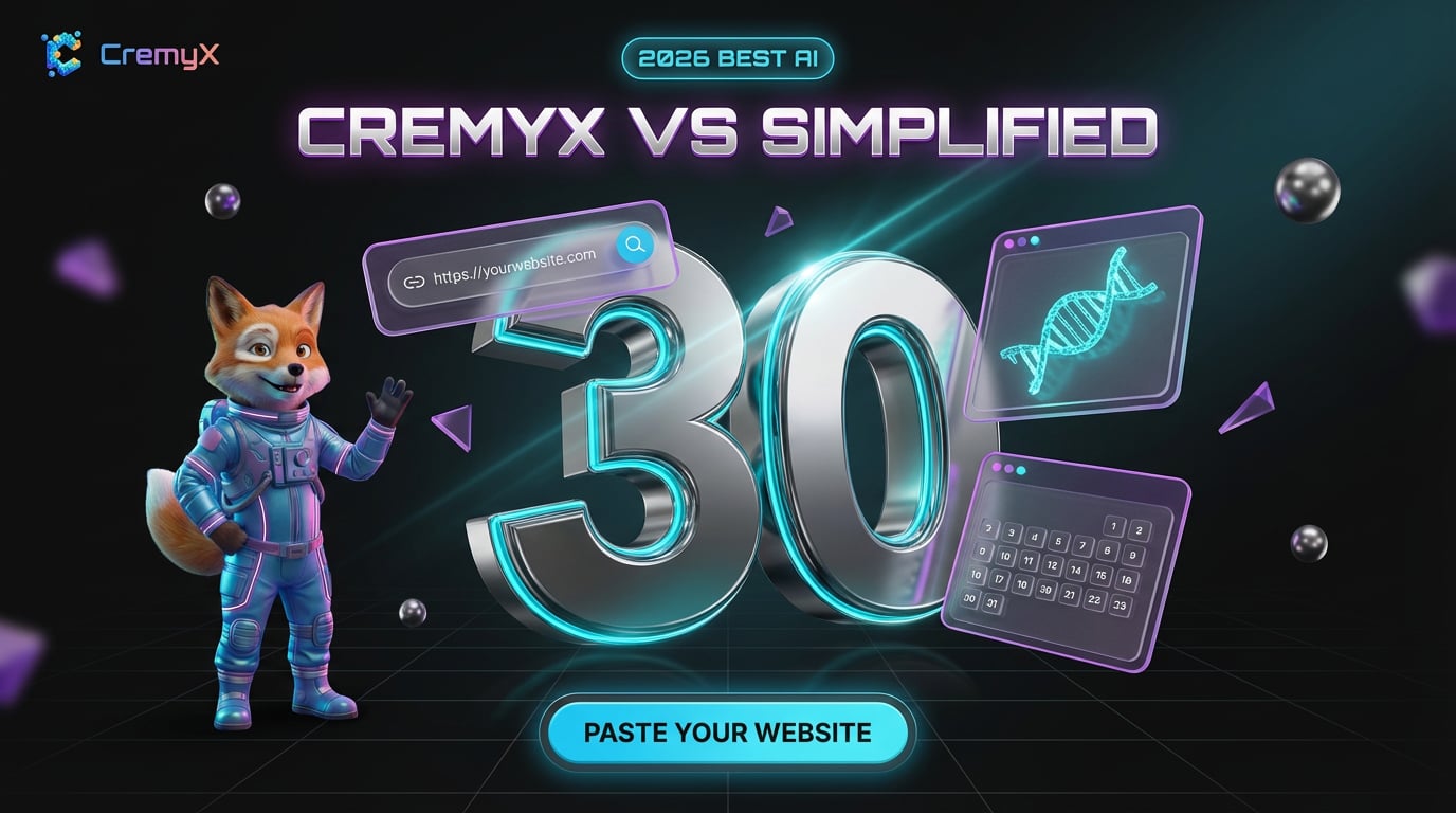 CremyX vs Simplified: AI Marketing Comparison 2026