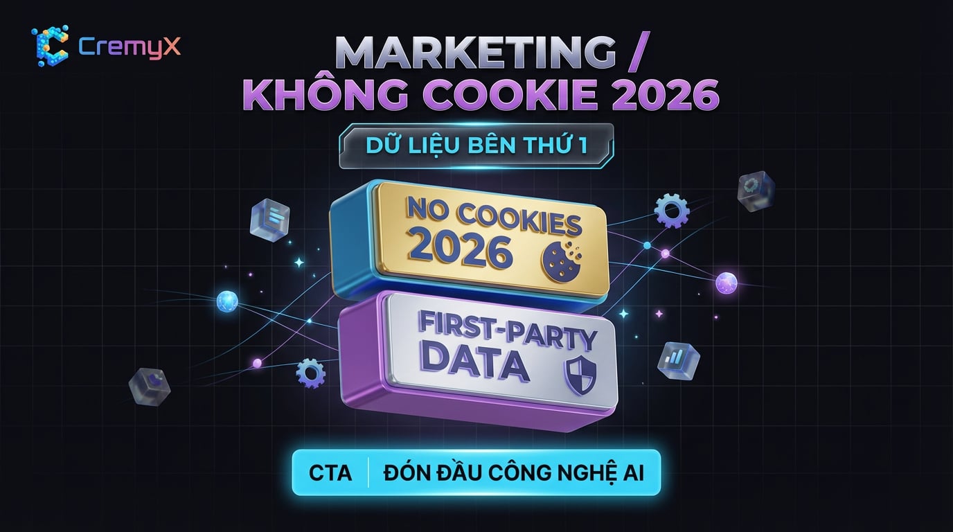 Marketing không Cookie: Chiến lược Dữ liệu Bên thứ nhất 2026