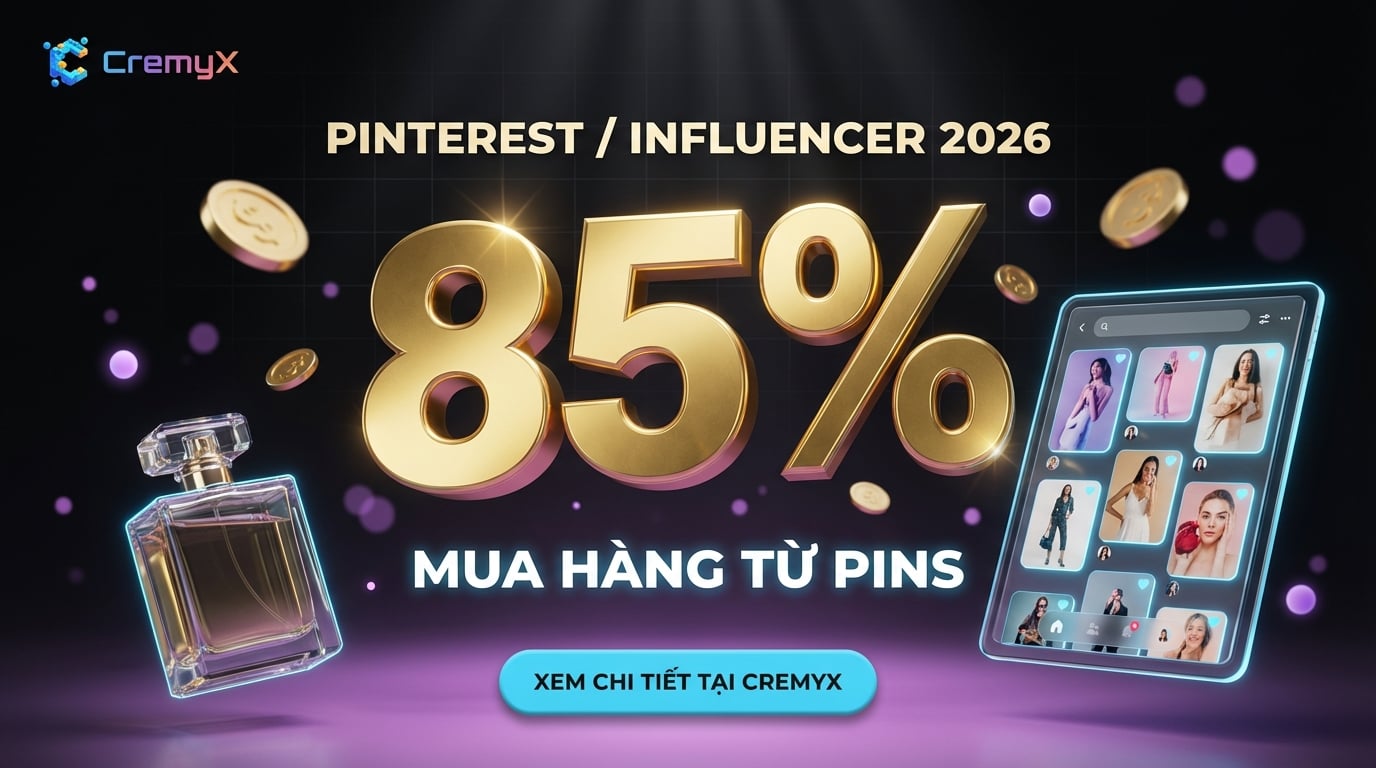 Hướng dẫn Tiếp thị Người ảnh hưởng trên Pinterest 2026 | CremyX